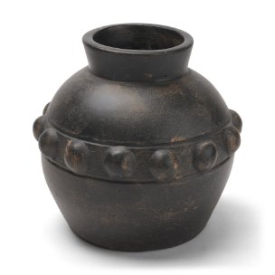 Douro Small Earthy Brown Dotted Vase