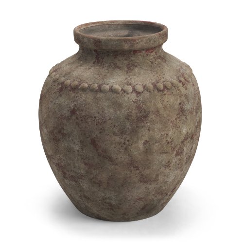 71515 - Mattone 24.4H Rustic Weathered Terracotta Floor Vase