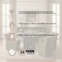 69185 - Liesl 54" Black Wood W/ Circular Top Dining Table