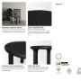 70883-AB - Soma Textured Black Mango Wood Round Dining Table