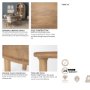 70884-AB - Soma 48" Light Brown Mango Wood Round Dining Table