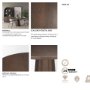 70830-AB - Swanson 60" Dark Brown Wood Round Pedestal Dining Table