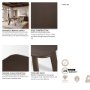 71057-AB - Welborn 72" Dark Brown Wood Rectangular Dining Table