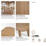 71055-AB - Welborn 72" Light Brown Wood Rectangular Dining Table