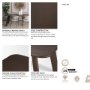 71041-AB - Welborn 84" Dark Brown Wood Rectangular Dining Table