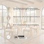 71056-AB - Welborn 84" Light Brown Wood Rectangular Dining Table