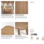 71056-AB - Welborn 84" Light Brown Wood Rectangular Dining Table