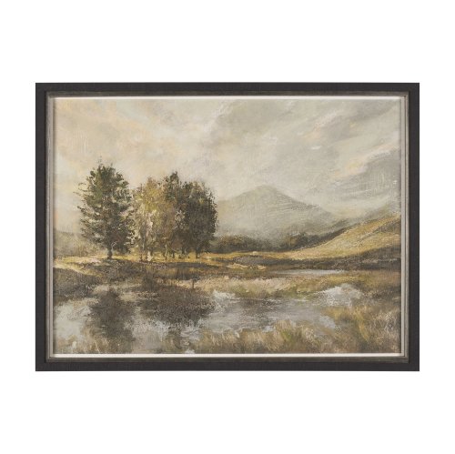 15533-DS - Old Style Landscape IV by Mercana Studio a Hand Embellished Framed Art Print