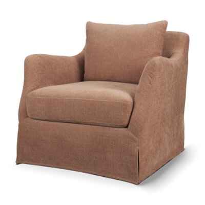 71781 - Ellington Slipcovered Slope Arm Accent Chair | 3 Seater | Sienna Fabric