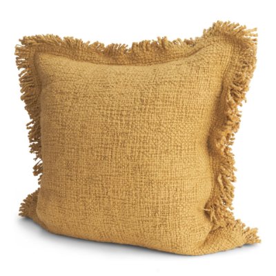 71531 - Kambal 20x20 Mustard Cotton Decorative Pillow Cover
