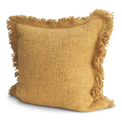 71531 - Kambal 20x20 Mustard Cotton Decorative Pillow Cover