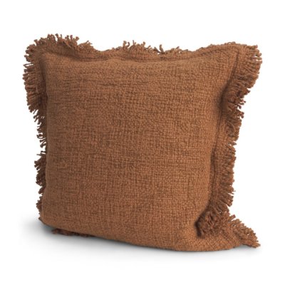 71551 - Kambal 20x20 Mahogany Cotton Decorative Pillow Cover