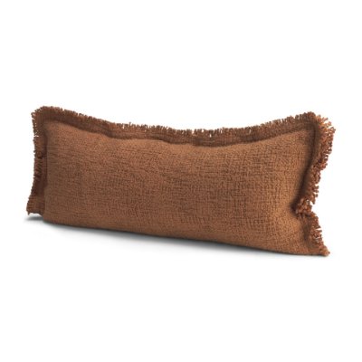 71554 - Kambal 14x36 Mahogany Cotton Decorative Pillow Cover