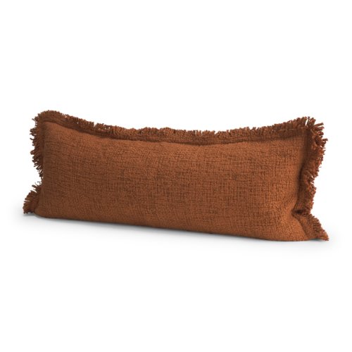 71558 - Kambal 14x36 Copper Rust Cotton Decorative Pillow Cover