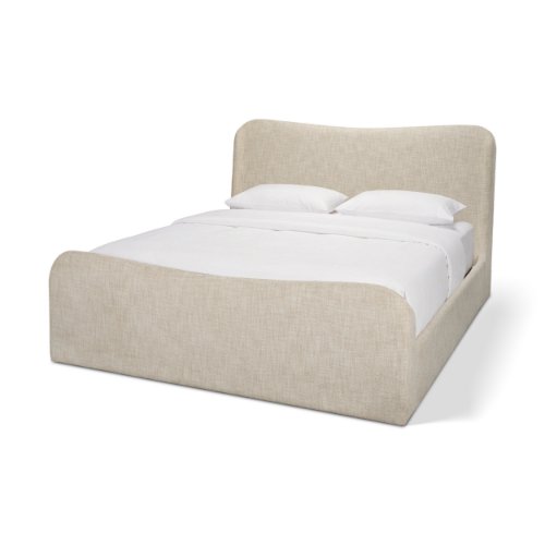 71740-ABC - Bed 01 - Curved Upholstery - Yukon 902 - SM