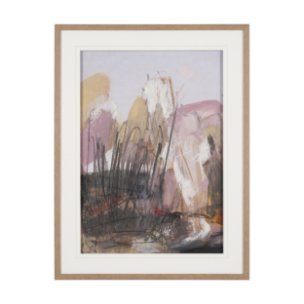 Abstract Autumn 2 by Mercana Studio Hand-Embellished Textured Framed Artwork Matted under Glass