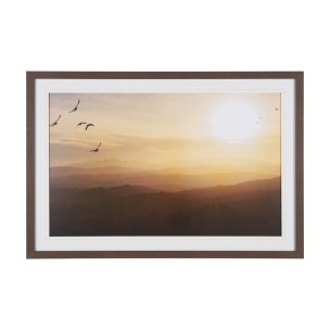 Tuscan View Sunset - Flight by Zaira Zarotti Framed Photo Print Matted under Glass