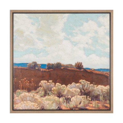 102862-FL - Landscape, Taos by Ernest Martin Hennings Hand-Embellished Textured Framed Canvas Artwork