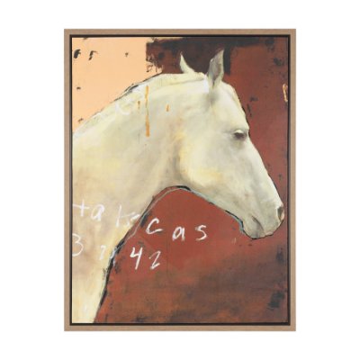 102866-FL - Wisdom by Sarah Helser Hand-Embellished Textured Framed Canvas Artwork