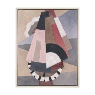 Metropolis by Marsden Hartley Hand-Embellished Textured Framed Canvas Artwork