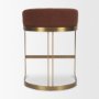 71262 - Hollyfield II Rhine 300 Fabric Seat Gold Metal Base Counter Stool