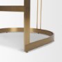 71262 - Hollyfield II Rhine 300 Fabric Seat Gold Metal Base Counter Stool