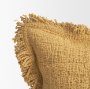 71531 - Kambal 20x20 Mustard Cotton Decorative Pillow Cover