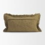 71536 - Kambal 14x26 Dark Olive Cotton Decorative Pillow Cover
