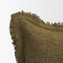 71537 - Kambal 13x21 Dark Olive Cotton Decorative Pillow Cover