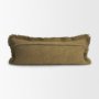 71538 - Kambal 14x36 Dark Olive Cotton Decorative Pillow Cover