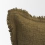 71538 - Kambal 14x36 Dark Olive Cotton Decorative Pillow Cover