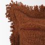 71555 - Kambal 20x20 Copper Rust Cotton Decorative Pillow Cover