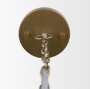 71589 - Keller Wide Antiqued Brass Metal 1-Light Pendant