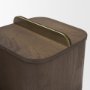71605 - Benton Brown Wood w/ Brass Handle Decorative Box Set