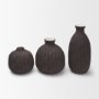 71597 - Tidal Medium Ceramic Rippled Decorative Vase