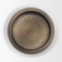 71656 - Pelar Small Antiqued Brass Stacked Pillar Candle Holder
