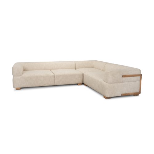 718231-I - Warner Channel 3 Piece Sofa Set w/S Corner Piece
