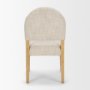 71724 - Martie Oatmeal Fabric w/ Light Brown Wood Legs Dining Chair