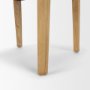 71724 - Martie Oatmeal Fabric w/ Light Brown Wood Legs Dining Chair