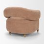 71730 - Margaux Sienna Fabric Open Back Barrel Accent Chair