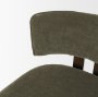71776 - Soho Curved Open Back Moss 008 Olive Tripod Frame Counter Stool