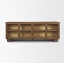 71719 - Winsford 82" Two-Tone Oak Sideboard w/ Glass Doors