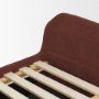 71739-ABC - Solene Upholstered King Bed w/ Footbed | Curved Headboard | Burgundy Fabric