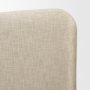 71740-ABC - Solene Upholstered King Bed w/ Footbed | Curved Headboard | Oatmeal Fabric