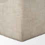 71740-ABC - Solene Upholstered King Bed w/ Footbed | Curved Headboard | Oatmeal Fabric