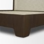 71741-ABC - Holden Upholstered King Bed | Shelter Headboard | Oatmeal Fabric Fabric
