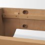 71742-ABC - Holden Upholstered King Bed | Shelter Headboard | Burgundy Performance Fabric