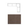718201-E - Warner Channel 3 Piece Sofa Set w/Corner Piece