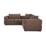 718202-G - Warner Channel 3 Piece Sofa Set w/S Corner Piece w/Back Cushions