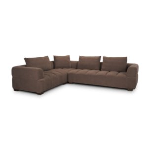 Warner Channel 3 Piece Sofa Set w/S Corner Piece w/Back Cushions